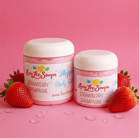 Strawberry Champagne Whipped Body Butter
