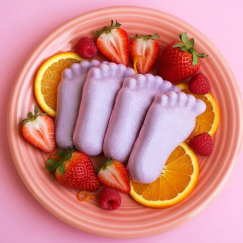 Pink Sangria Pumice Footsie Scrub Soap