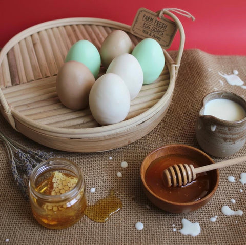 Farm Fresh Egg Soap Set