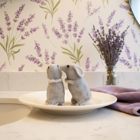 Lavender Mice Soap Set