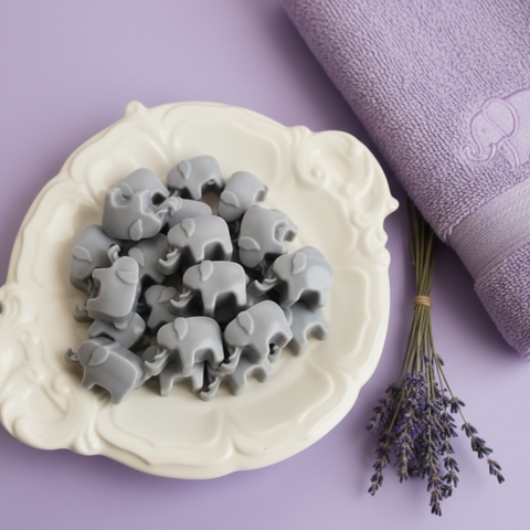 Elephant Lavender Mini Soap Set