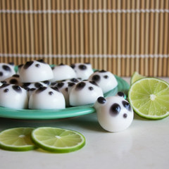 Lime Panda Bear Soap Set