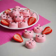 Strawberry Pig Soap Set