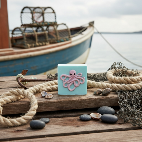 Ocean Breeze Octopus Soap Bar