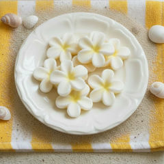 Beautiful Frangipani Flower Soap Set