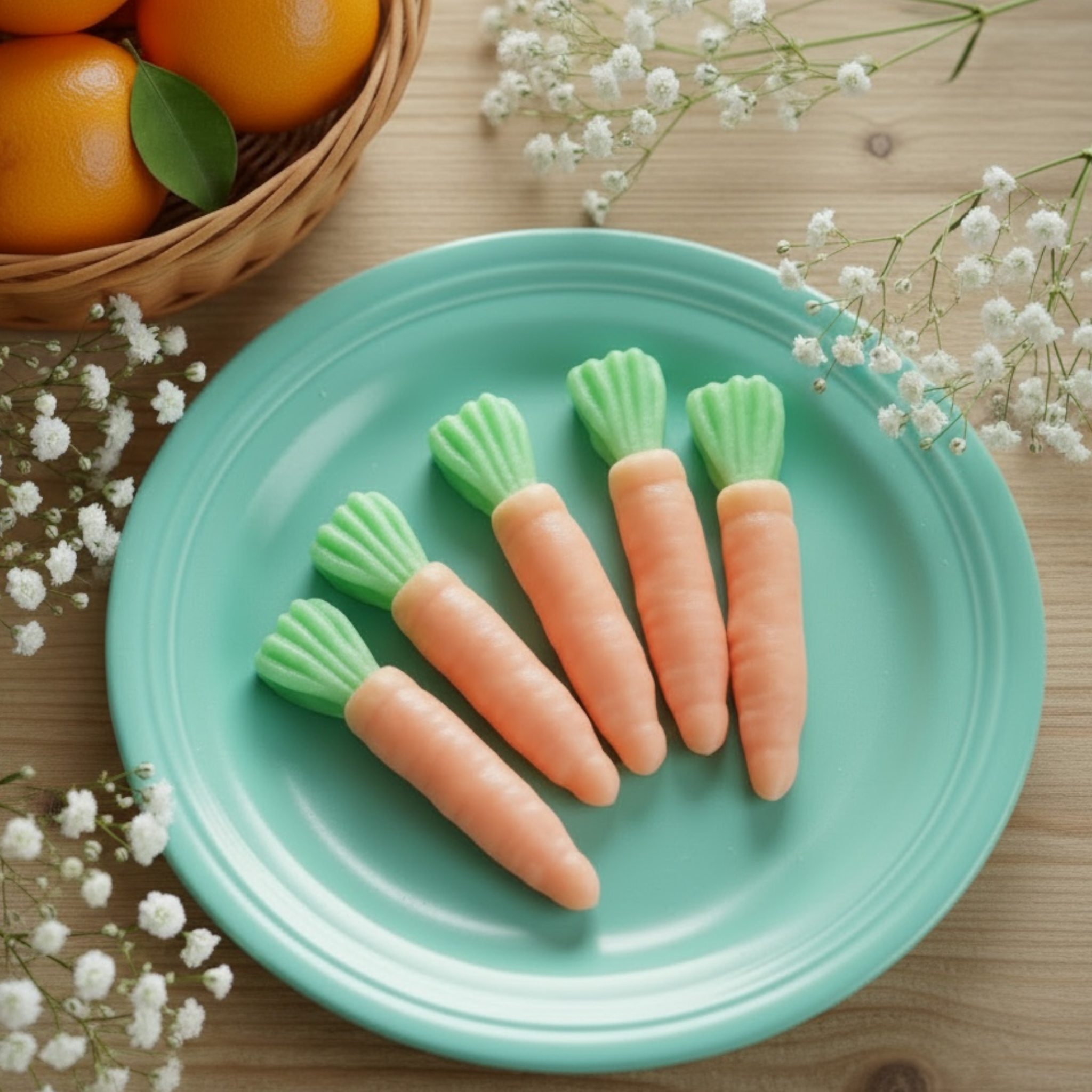 Orange Carrot Soap Set