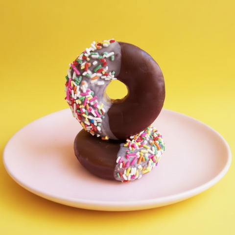 Chocolate Dipped Sprinkle Doughnut Soap