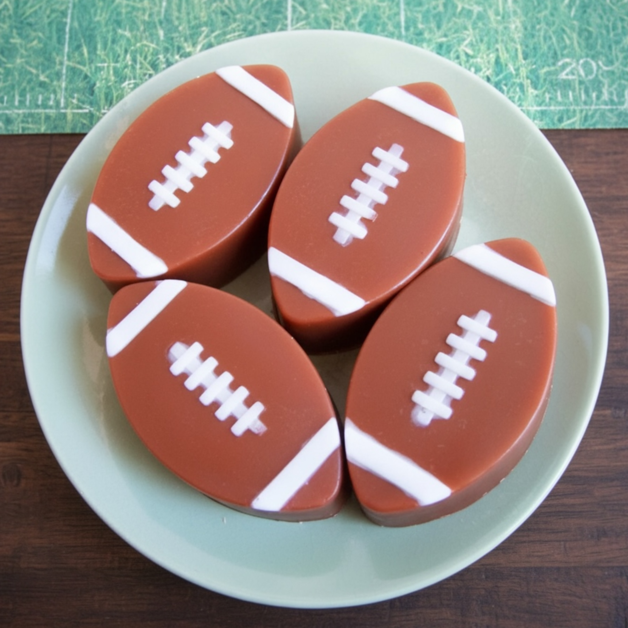 Chocolate Football Soap