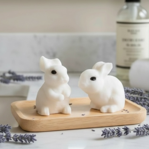 Woodland Lavender Bunny Soap Set