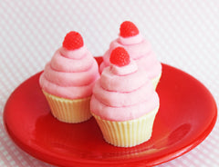 Cupcake Soap Raspberry Creme