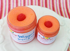 Raspberry Peach Whipped Sugar Scrub