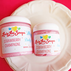 Strawberry Champagne Whipped Body Butter