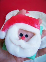Candy Cane Santa Soap Bar