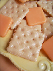 Cheese With Crackers Soap Set