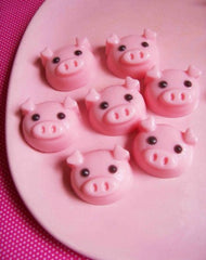 Strawberry Pig Soap Set