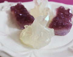 Amethyst Crystal Quartz Lavender Soap Set